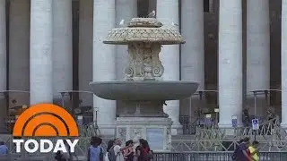 Vatican Turns Off Its Historic Fountains Due To Drought In Italy | TODAY