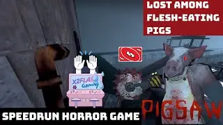 Beating PIGSAW Fast&hellip; While the Pigs Butcher Hunt Me | Speedrun Horror Game
