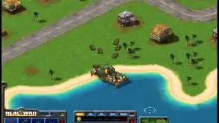 Real War: (Air-Land-Sea) 3D RTS PC Game. Sleeping Enemy mission.