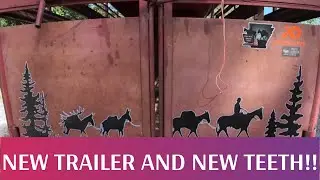 Riding mules in ARKANSAS, preparing for WYOMING!