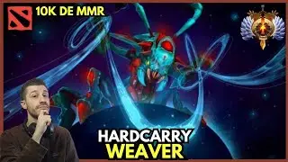 Jogando como nunca ganhando como sempre?? Weaver carry no patch 7.40c... #dota2 #dota2brasil 