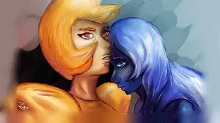 Yellow and Blue Diamond - REdraw Scene - Steven Universe