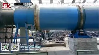Guizhou coal slime dryer running video