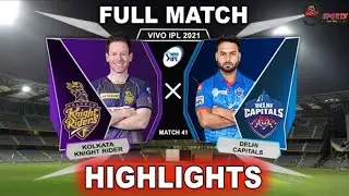 DC VS KKR IPL 2021 Match 41 Full highlight.Delhi capitals and Kinght Riders Match highlight.
