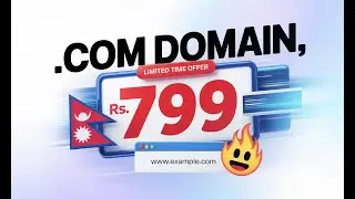 Cheapest .COM Domain in Nepal &ndash; Only Rs. 799!