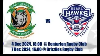 RHINO Rugby - 1st Test - Rhinos vs United States Hawks