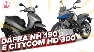 Citycom HD 300 e NH 190: lan&ccedil;amentos Dafra em 2020 | MOTONLINE