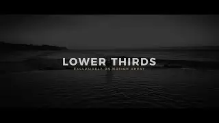 Lower Thirds Premiere Pro Templates