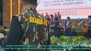 PRAJATAMA (AL-73).Tampilan Acara Halbil CDPT (AD-73) 1446H/ 2025M di Balai Komando Kopasus Cijantung