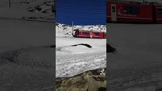 Bernina Express e la fermata Ospizio Bernina
