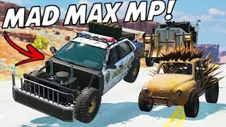 These Mad Max Cars Have WORKING Missile Launchers...So We Had A Demolition Derby - BeamMP