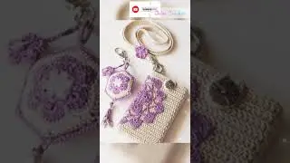 Beautiful Crochet Mobile bag &bull;#mobilecase, #shorts,#youtubeshorts,#croch&ecirc;,#shortvideo,#shortsfeed