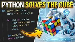 I Built a Rubik&rsquo;s Cube Solving Robot Using Python | AI + Robotics Project
