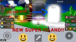 *NEW SUPER ISLAND* New update blade throwing simulator