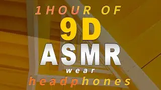 9D ASMR - 1 Hour of No Talking Ear Massage (Sleep Tingles)