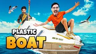 We Made a Boat Using Plastic Bottles   हमने बोतल से बना दी नाव   100% Success