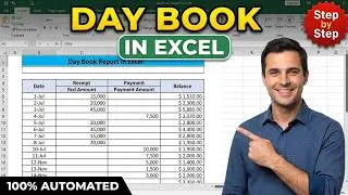How to Create Day Book Report in Excel#create #daybook #How to make day book report in Excel
