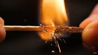 Match Strike in Slow Motion | Satisfying ASMR