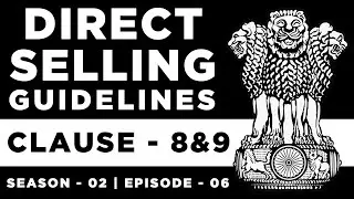 Clause - 08 & 09 | Direct Selling Guidelines 2016 in Hindi | Network Marketing Guidelines in Hindi