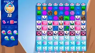 Видео игрового процесса Candy Crush Saga на Android #225, уровни 6696 - 6702