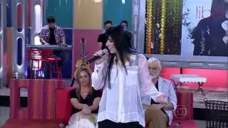 Fernanda Brum no 'Encontro com Fátima Bernardes' (Cacos Pelo Chão)