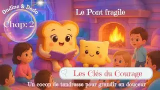 Conte Audio Enfant 🌙 Courage & Peur – Ondine & Dodo | Les Clés du Courage (Chap 2 : Le Pont Fragile)