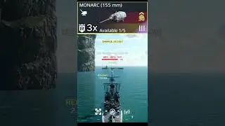 🔥MONARC (155 mm)🔥After Buff Damage Test #modernwarships