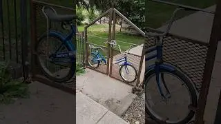 This Bike Fence Is Going To Blow Your Mind!I found this Beauty while running errands in Boise Idaho