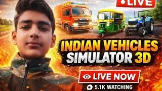 Indian vehicle simulator 3D game Bajrang gaming is live #live
