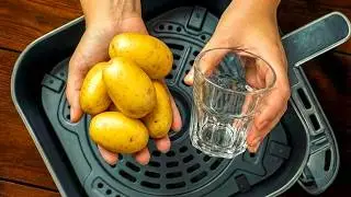 My Friend Showed Me This Glass Trick! Air Fryer Potatoes Turn Out Perfect 🥔