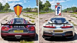 FH5 DRAG RACE! Agera RS Vs Pininfarina