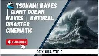 🌊 Tsunami Waves | Giant Ocean Waves | Natural Disaster Cinematic 30 minutes 
