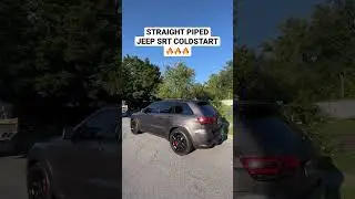 SRT JEEP STRAIGHT PIPED COLDSTART🔥