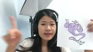 Color the genie purple