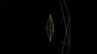 Unveiling Higher Dimension: #4D Animation #Pentachoron