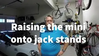 Mini Cooper S 2013 R56 jacking points and raising on jack stands