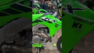 Kawasaki KX 450 X Enduro bike 🟢 Thoughts? #kx450 #enduro #endurogp #450cc #4t #eicma2024