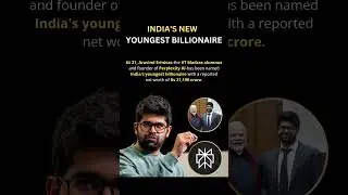 India&rsquo;s Youngest Billionaire at 31! 🚀 | Aravind Srinivas | IIT Madras to ₹21,190 Cr #billionaire