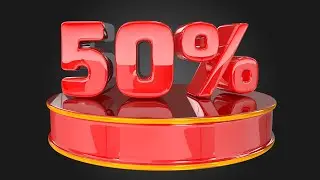 Tutorial Cinema 4D - Sello 3D para Ofertas