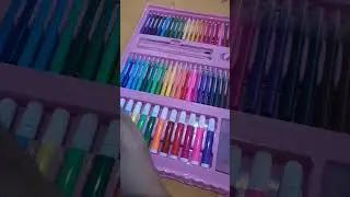 Super Mega Art Set #coloring #art #asmr #satisfying #satisfyingsounds #viral #drawing #sound #shorts
