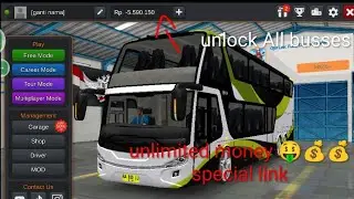 Bus simulator Indonesia mod APK unlimited 🤑💰💰🤑///new features 2026 apk install