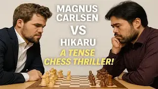 Magnus Carlsen vs Hikaru &mdash; A Tense Chess Thriller!