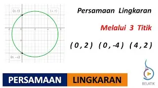 Persamaan Lingkaran Berpusat di A B Melalui 3 Titik - Matematika SMA MA SMK STM BELATIK