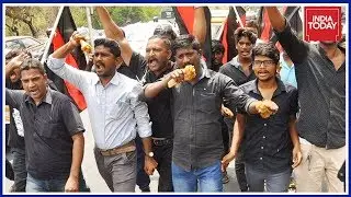 Protest At IIT Madras Over Beef Ban Rages