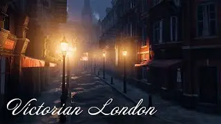 Victorian London | Rainy Night Ambience for Sleep, Relaxation, Deep Work