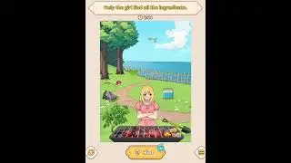 Brain Puzzle: Outdoor BBQ | Help the girl find all the ingredients #bbq #outdoors #cooking #beach
