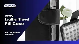 Luxury Leather Travel Pill Case: A Must-Have | Bluesky