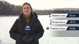 24UR | Kako ravnati, če se vam pod nogami vdre led? | POP TV