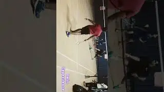 gain experience#badmintonplayer #doubles rally#badmintontraining #shortsfeed#badmintonplayer#sports