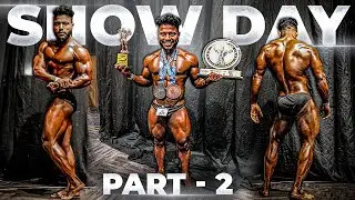 Show Day Part-2 State Level Bodybuilding Competition || By @fitsaida